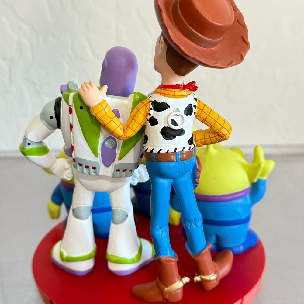 Precious Moments Disney We Look Up To You Toy Story Woody Buzz & Martians 191701 - Picture 8 of 16
